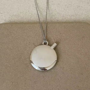 Collar de Acero Inoxidable Pulido de Alta Calidad con Colgante Clásico en Forma de Regadera, Jarra de Vino, Botella de Agua o Florero, Joyería para Aniversario - Product Image 4