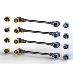 M20 3Pins <span class=keywords><strong>Power</strong></span>, 8Pins Signaleren Hybride Led Waterdichte Kunststof <span class=keywords><strong>Connector</strong></span> - Product Image 6