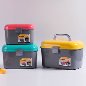 Caja de herramientas Icen B86, organizador de almacenamiento con compartimento de doble capa, Hardware para herramientas de caja de herramientas, accesorios de soldador, caja de herramientas - Product Image 2