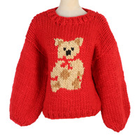 Japanischer Kawaii Cartoon-Bär Jacquard O-Ausschnitt Pullover Lockere Lässige Allround-Langarm-Strickoberteil für Herbst und Winter