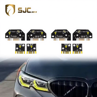 Pièces automobiles SJC, DRL de style CSL modifiées pour BMW G20 Série 3 M3 CSL, module de phare DRL jaune amélioré (2019 - 2022 LASER)