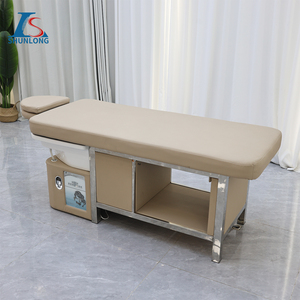 Fauteuil de lavage professionnel multifonctionnel pour spa capillaire, lit de shampoing de luxe pour salon de coiffure avec vapeur intégrée - Product Image 4