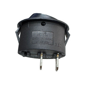 6A 250V PA66 Chất liệu ON-OFF Ellipse Rocker chuyển đổi hình bầu dục loại 2 Pin chỉ số ánh sáng cho máy pha cà phê công tắc điện cho nhà - Product Image 3