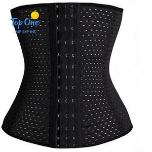 Entraîneur de taille corset de serre-trou d'air en maille réglable à haute élasticité pour la perte de poids et l'amincissement - Product Image 1