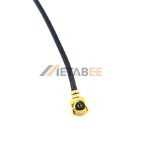 Adaptateur d'antenne coaxiale RF 1.13 SMA vers UFL U.FL HSC MHF MHF4 90 degrés femelle mâle PCB Bulkhead 15CM