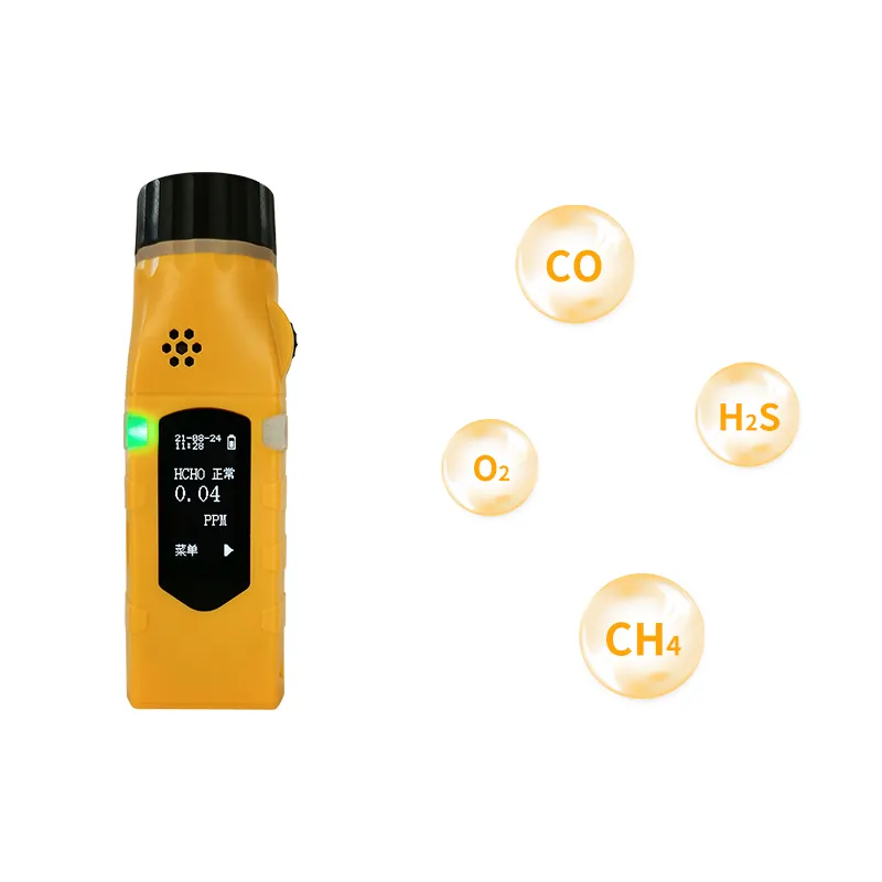 Instrumento de concentración de gas de prueba de laboratorio de gas Ozono O3 de alta precisión de medición continua móvil de la batería