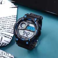 Jam Tangan Digital Sport SCMI 6627 Unisex Remaja Tahan Guncangan Tali TPU Stopwatch Tahan Air Jam Elektronik Pelajar Pasokan Grosir