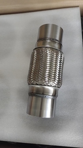 Tuyau flexible d'échappement universel en acier inoxydable, poli miroir, amortisseur de vibrations, joint de soudure de 1,5 mm - Product Image 5