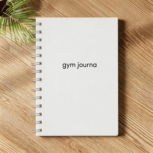 Carnet de planification personnalisé pour la salle de sport - Mon planificateur quotidien de fitness - Journal de bien-être - Suivi d'entraînement - Planificateur d'activités sportives - Product Image 1