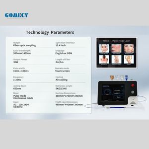 Máquina de Láser de Diodo GOMECY Panacea 980nm 1470nm <span class=keywords><strong>para</strong></span> Tratamiento de <span class=keywords><strong>Venas</strong></span> Varicosas EVLT con Fibra Médica - Product Image 4
