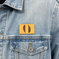 Étiquette rectangulaire personnalisée en cuir PU, pressée à chaud, écologique, avec logo, pour vêtements, chapeaux, accessoires de confection à coudre, vente en gros, OEM