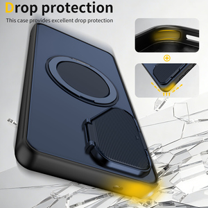 Custodia OMEVE <span class=keywords><strong>per</strong></span> Samsung S26 Ultra, S25 Ultra, S24 con Anello di Supporto e Copri Fotocamera, Compatibile con Accessori Magnetici, Antiurto - Product Image 3