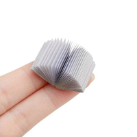 Mini Libro di Carta Bianco Fai da Te, Quaderno Vuoto, Accessorio per Casa delle Bambole, Decorazione Scenografica, Oggetto di Scena Fotografico Creativo