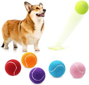 Jouets à mâcher pour chiens personnalisés avec logo, écologiques, en gros, balles de tennis en caoutchouc pour animaux de compagnie, jouets interactifs pour chiens - Product Image 1