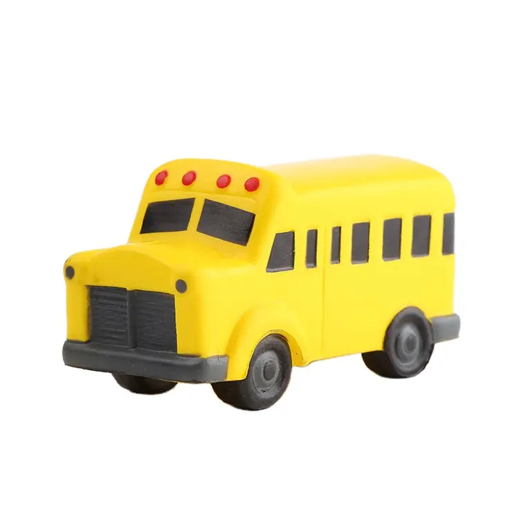 좋은 품질 교통 스트레스 볼 노란색 트럭 학교 버스 스트레스 볼