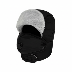 Inverno esterno antivento cappello con occhiali protezione contro il freddo per gli uomini e le donne stile Lei Feng - Product Image 1