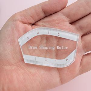 Snelle tekening PMU microblading metalen acryl wenkbrauwvormgevingsliniaal wenkbrauw-mapping liniaal - Product Image 1