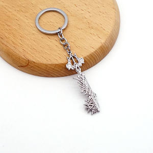 Porte-clés modèle <span class=keywords><strong>Keyblade</strong></span> de Sora de Kingdom Hearts, accessoire de collection de jeu, petit cadeau - Product Image 4