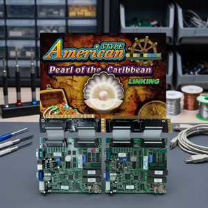 แผงวงจรเกมอาร์เคดแบบเชื่อมต่อ Pearl of the Caribbean สไตล์อเมริกัน รุ่น FRO พร้อมปลั๊กแบบ US สำหรับเครื่องเล่นเกมหยอดเหรียญ ภาษาอังกฤษ - Product Image 2