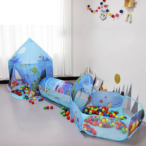 Niño al aire libre Snowfield Nail Three-season Tent Garden Auto Starter Play House 3PC Ocean World Kids Ball Pit Tunnel Toddlers Play - Product Image 5