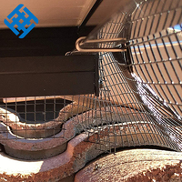 Grillage soudé enduit de PVC, barrière anti-oiseaux et répulsif pour rats pour la protection des panneaux solaires, mailles carrées solides