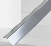 Profilé de jonction mural en alliage d'aluminium facile à découper, étanche, ignifuge, antirouille, bande de bordure d'angle pour décoration murale domestique et commerciale