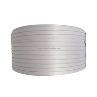 Sabuk Pengikat PP Putih Transparan Tahan Lama 13-16mm Pita Pengemas 0.5-0.9mm Mesin Pengemas Otomatis Penuh