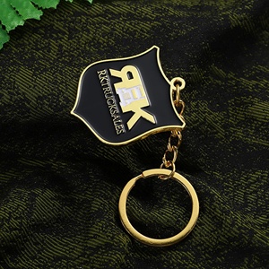พวงกุญแจโลโก้สั่งทำส่วนตัว สีทอง สีเงิน แบบเคลือบ 3 มิติ โลหะผสมสังกะสี สำหรับธุรกิจ แบรนด์ คำศัพท์ ตัวอักษร - Product Image 6