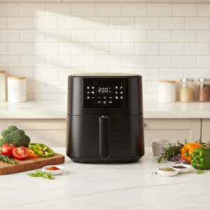 <span class=keywords><strong>Friteuse</strong></span> à air OEM grande capacité <span class=keywords><strong>avec</strong></span> écran tactile 6 litres – Sans huile, prête à être expédiée pour camping-car et usage commercial - Product Image 4