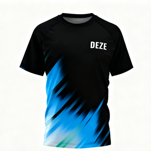 เสื้อยืด ZEDE แบบกำหนดเองได้สำหรับทุกเพศ พิมพ์ลายตามสั่ง แห้งเร็ว เสื้อผ้ากีฬา ชุดยูนิฟอร์ม แขนสั้น สำหรับผู้ใหญ่ เสื้อยืดวิ่ง - Product Image 5