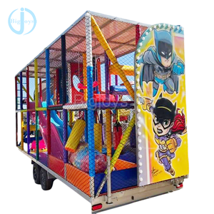 Beliebte Fahrgeschäfte für Freizeitparks mit Anhänger, Klappbarer Spielplatz mit Verschiedenen Cartoon-Motiven zum Verkauf - Product Image 1