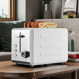 Ousheng, 2 rebanadas, cubierta de plástico para el hogar, <span class=keywords><strong>tostadora</strong></span> eléctrica con ranuras extra anchas y control electrónico variable de dorado - Product Image 2