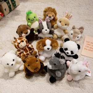 Peluche a forma di <span class=keywords><strong>panda</strong></span>, personaggio dei cartoni animati, in peluche corto con imbottitura in cotone PP, <span class=keywords><strong>altezza</strong></span> 11-30 cm, per borse e portachiavi da ragazza - Product Image 4