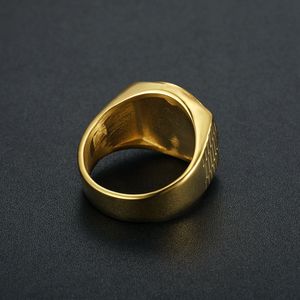 Hiphop Diamond <strong>Crown</strong> <strong>Rings</strong> Stainless Steel Round <strong>Crown</strong> Shape Finger <strong>Ring</strong> for Men - Product Image 5