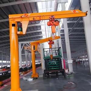 स्लिविंग कैंटिलीवर आर्म 500 किलोग्राम 1 टन <span class=keywords><strong>2</strong></span> टन <span class=keywords><strong>3</strong></span> टन 5 टन कैन्टिलीवर कॉलम जिब क्रेन के साथ इलेक्ट्रिक होस्ट - Product Image 2