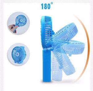 Ventilador de mano F05, superrefrigeración, silencioso, sin escobillas, 3 velocidades, ajustable, portátil, recargable, Mini ventilador de mesa de escritorio Usb de escritorio - Product Image 6