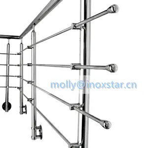 Balustrade Handrail System Stainless Steel 304 /316 Cable Stair Railing