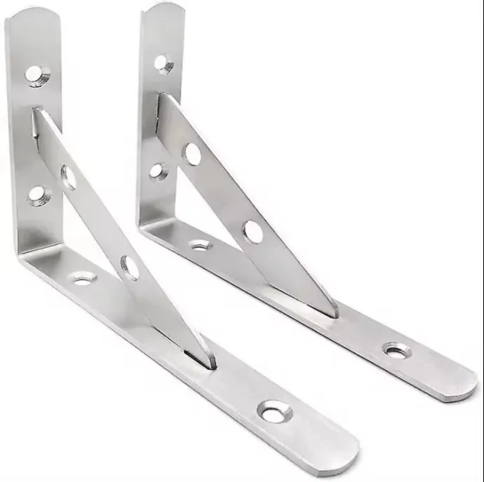 Hot sale heavy duty metal parts corner bracket furniture hardware stamping part 90 degree angle bracket
