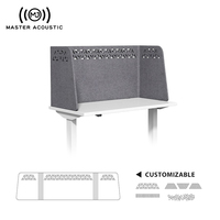 Écran acoustique compact MJ Master pour bureau, panneau en fibre de polyester pour l'intimité au bureau, dans les chambres à coucher, les salles à manger, les écoles