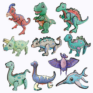 3D DIY Handbemalte Zeichnung Aufblasbare Dinosaurier-Ballons Spielzeug Kinder Lehrreiches DIY Zeichnen Anpassbare Aufblasbare Ballons - Product Image 6
