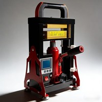 Nouvelle Presse Hydraulique à Double Chauffage pour l'Extraction de la Colophane et la Sublimation de Poudre d'Agarwood Compressée Pressée à Chaud