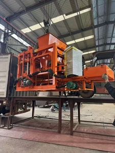 Machine automatique à blocs de béton QTJ4-25, haute capacité de production, pour briques de sable, pavés, bordures et <span class=keywords><strong>hourdis</strong></span> - Product Image 3
