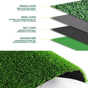 <span class=keywords><strong>Gazon</strong></span> <span class=keywords><strong>synthétique</strong></span> à poils courts de 15 mm |   <span class=keywords><strong>Gazon</strong></span> artificiel pour l'aménagement paysager des jardins (<span class=keywords><strong>prix</strong></span> au m²) - Product Image 5