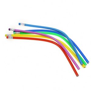Lápiz Flexible Promocional de PVC Suave de 18 cm, Divertido, Plegable, Estándar, DIY, Sin Madera, No Tóxico, para Niños - Product Image 4
