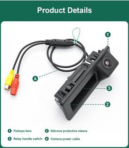 GreenYi 170 ° AHD1080P cámara de visión trasera de coche para Audi A3 A4 VW Touran <span class=keywords><strong>Tiguan</strong></span> Caddy T5 T6 Polo Skoda Speed Octavia vehículo - Product Image 3