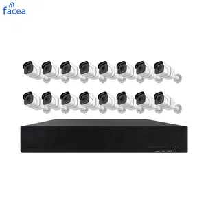 Faceacan กล้องวงจรปิด H.265 1080P 8MP 5MP 4MP 2K 4K 16ช่อง Ai HD อัจฉริยะ IP PoE ชุด NVR กล้องรักษาความปลอดภัยบ้าน