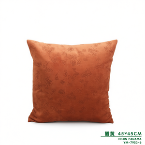 Cojin Panama Jacquard Corduroy Naranja para Asiento y Almohada, Tamaño 45*45 - Product Image 3