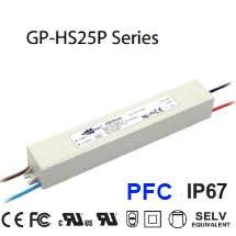 ไดรเวอร์ LED Glacial Power HS25P 24V 25W กันน้ำ PFC IP67 ช่องเดียว แปลงไฟ AC เป็น DC - Product Image 1