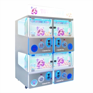 Máquina expendedora de juguetes en cápsula para 4+ jugadores, con receptor de monedas en inglés, de acero inoxidable, mini, con grúa de fabricación y conexión a <span class=keywords><strong>Internet</strong></span> - Product Image 2