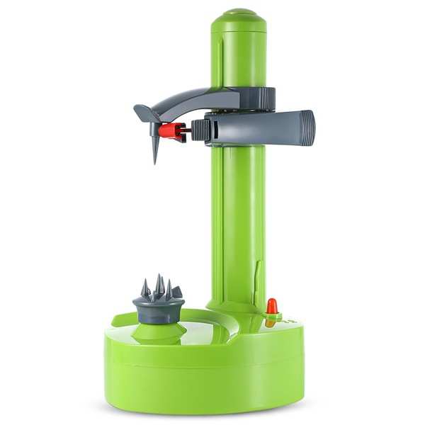 Pelador de manzana en espiral eléctrico multifuncional, máquina peladora automática para fruta y patatas, funciona con batería, CL495
